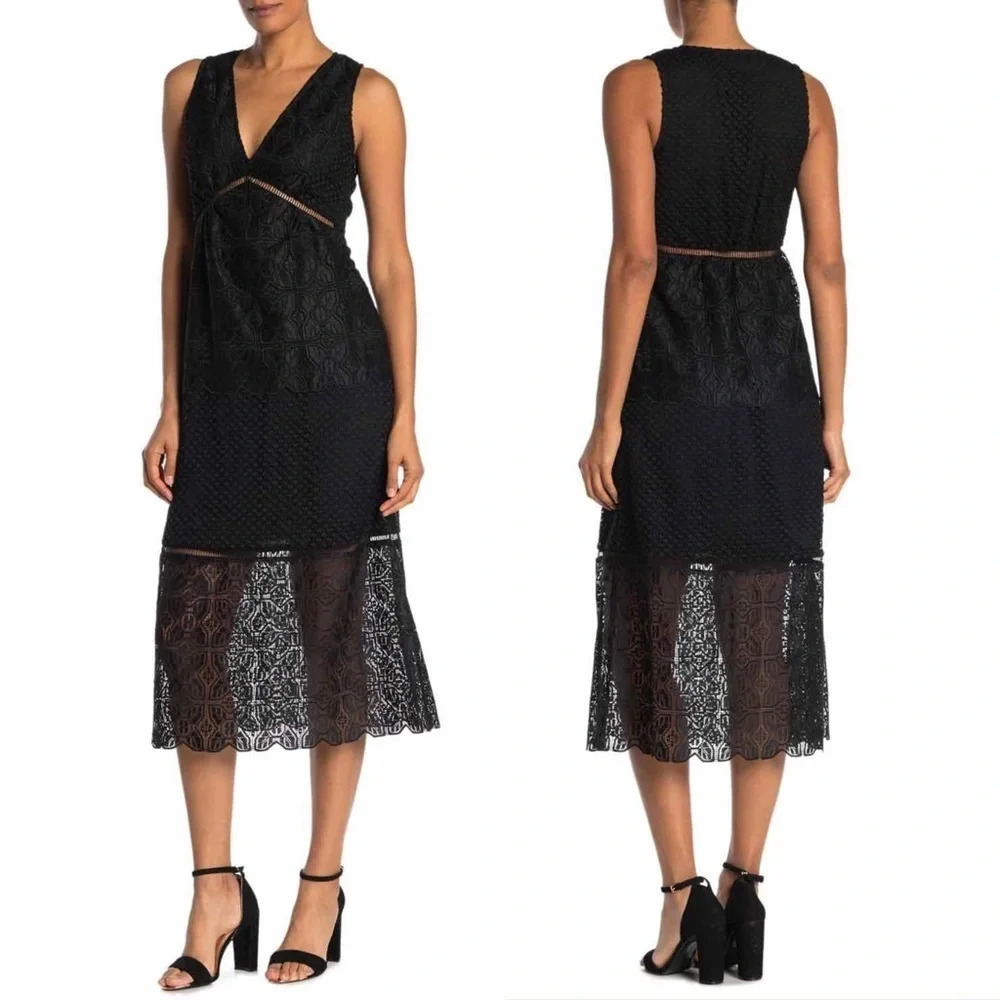 Joie β’ Ardal Lace Midi Dress